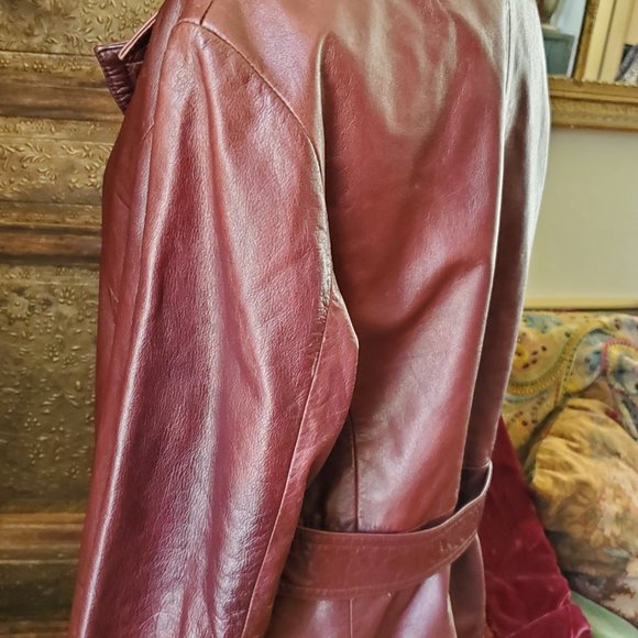 Vintage Brandon Thomas Leather Coat - Picture 3 of 5
